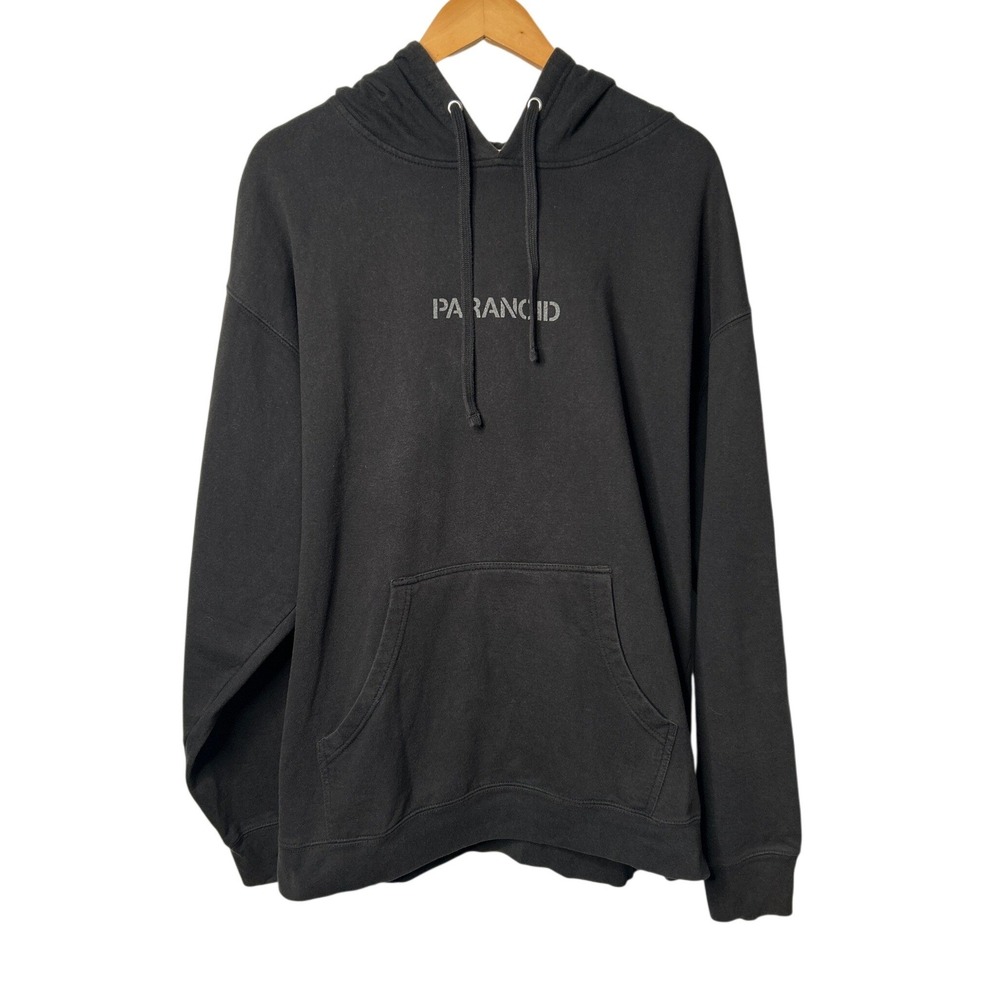Anti Social Social Club x UNDEFEATED Paranoid 3M Reflective Hoodie XL Black USA